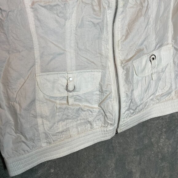 Zenergy Chicos 1 Women Classic Clean Girl Nylon Full Zip Activewear Vest Medium - Picture 4 of 10